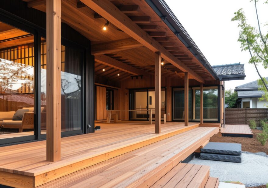 Nettoyage de pergola en bois dans le Brabant wallon